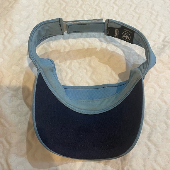 PGA 2017 Championship Quail Hollow Blue Visor Hat Adjustable 47 Fair Condition - Picture 5 of 11